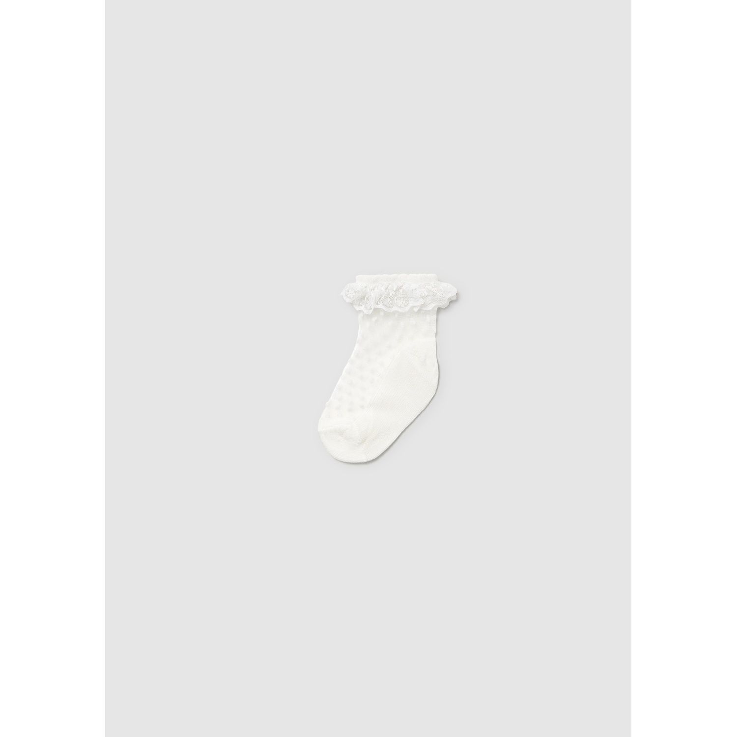 OFF WHITE PLUMETI SOCK LACE TRIM / 10873-091