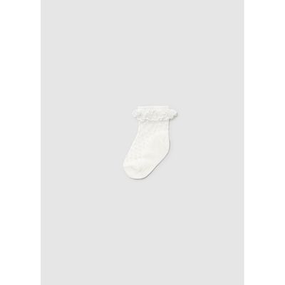 OFF WHITE PLUMETI SOCK LACE TRIM / 10873-091