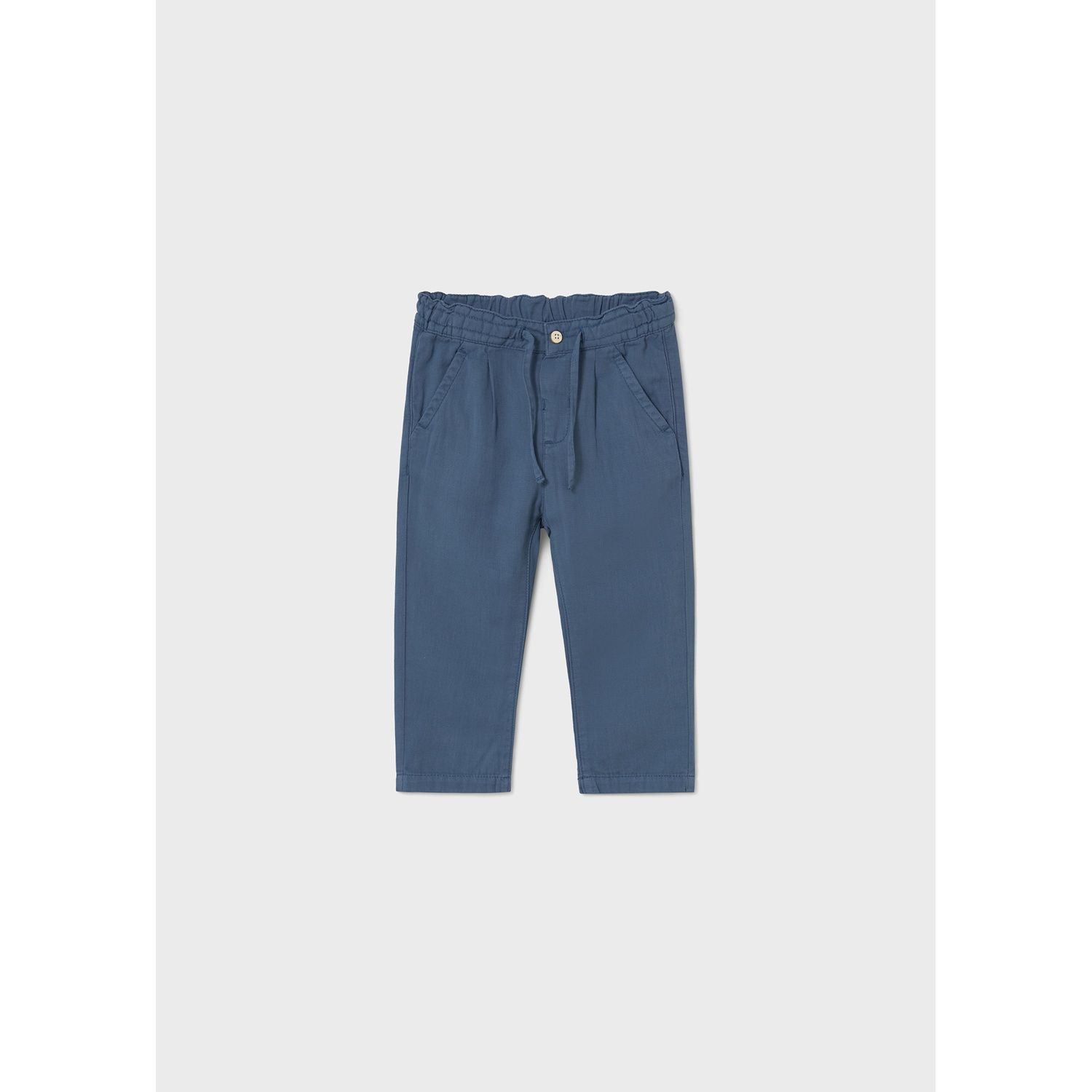 BLUE LINEN PANT CHINO RELAXED FIT / 1580-081