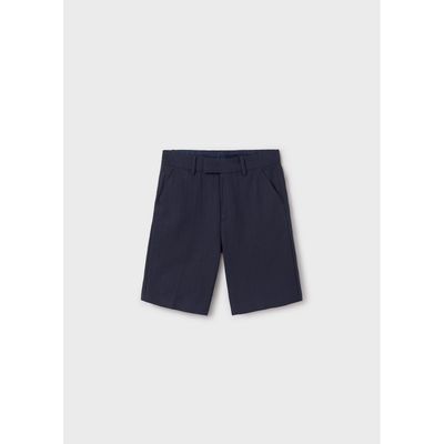 NAVY BERMUDA SHORT CHINO TAILORING / 6202-070