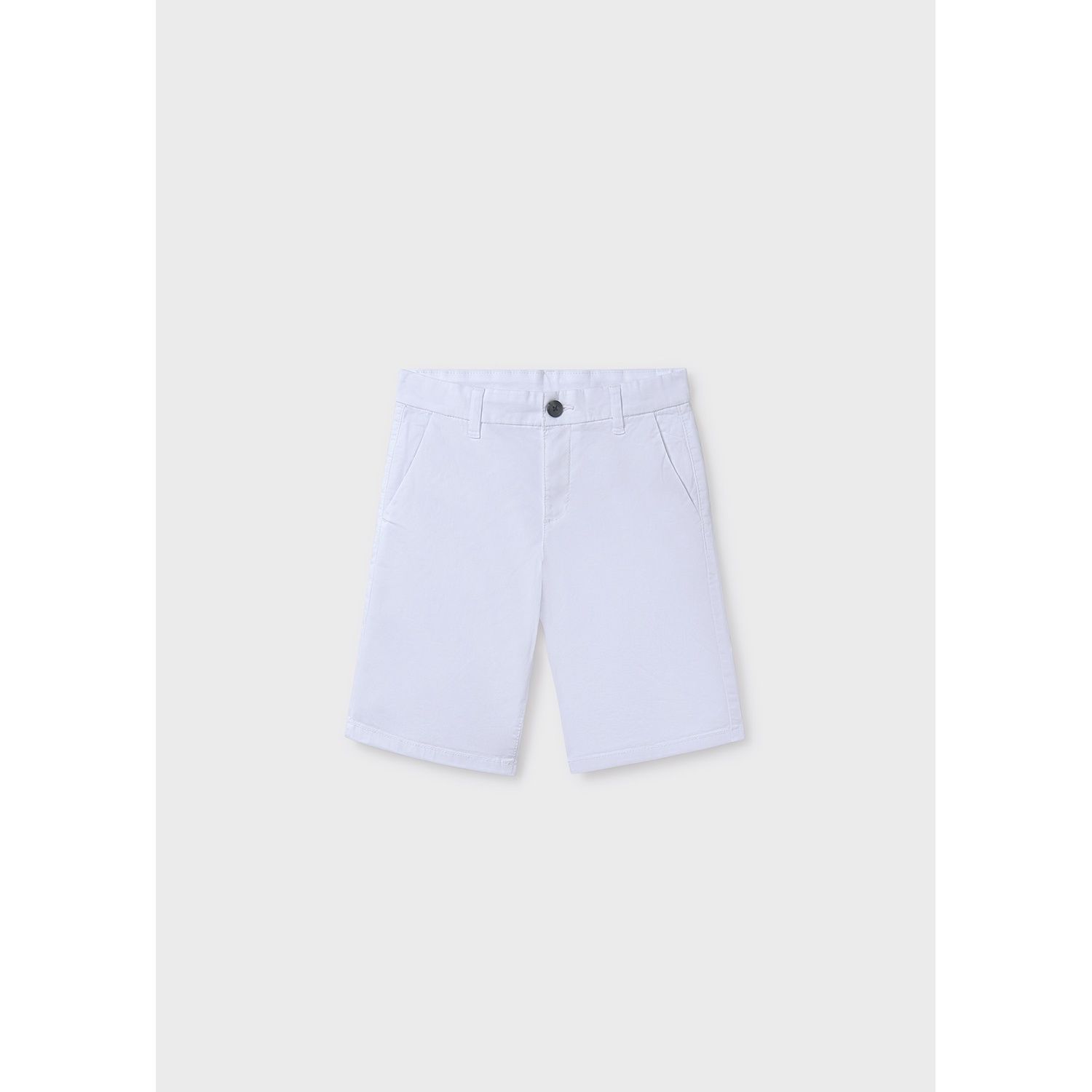 WHITE CHINO SHORTS BASIC / 242-087 WHITE CHINO SHORTS BASIC / 242-087