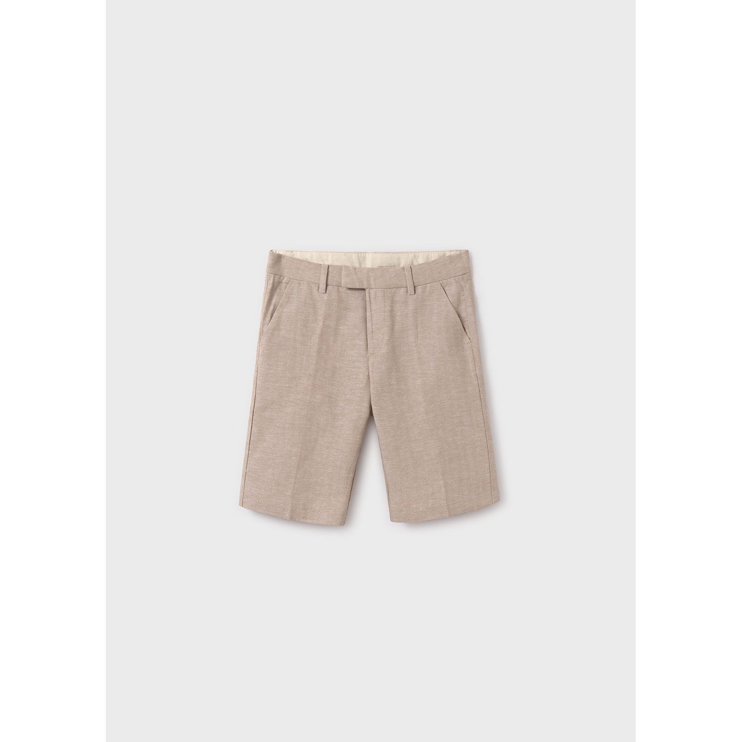 LIGHT BROWN BERMUDA SHORT CHINO TAILORING / 6202-071