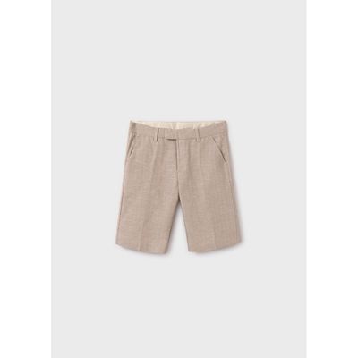 LIGHT BROWN BERMUDA SHORT CHINO TAILORING / 6202-071