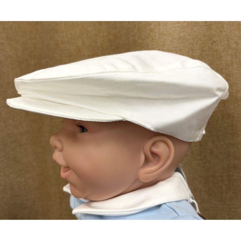 WHITE PAPERBOY HAT / 419CC COTTON