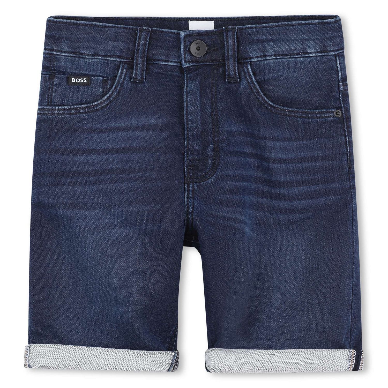 DARK BLUE DENIM SHORT REGULAR FIT / J51995-Z07-0
