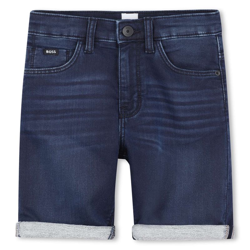 DARK BLUE DENIM SHORT REGULAR FIT / J51995-Z07-0