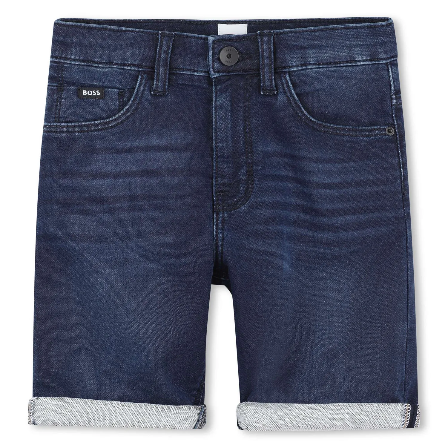 DARK BLUE DENIM SHORT REGULAR FIT / J51995-Z07-0