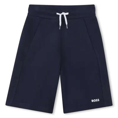 NAVY SWEAT SHORTS / J51993-849-0