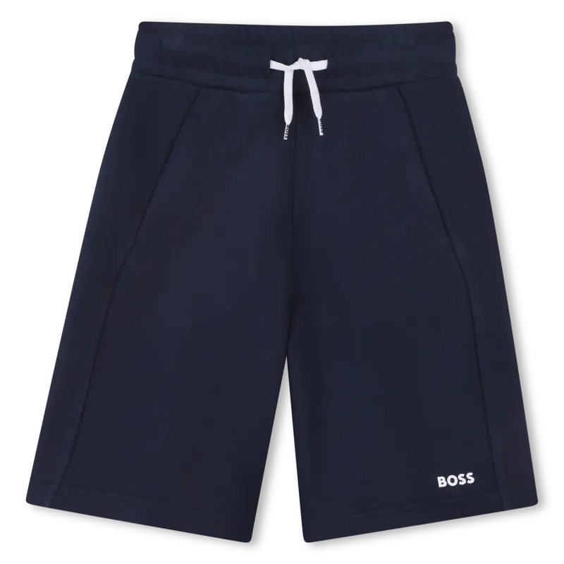 NAVY SWEAT SHORTS / J51993-849-0