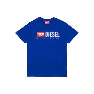 ROYAL BLUE TSHIRT SHORT SLEEVE WHITE LOGO TADJUSTK14 / J02475-00719-K89G