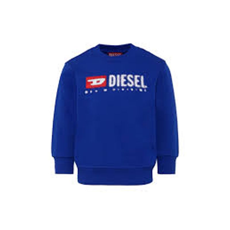 ROYAL BLUE SWEATOP WHITE LOGO SDROPS / J02483-KYAZ3-K89G