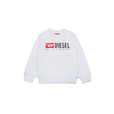 WHITE SWEATTOP BLACK LOGO SDROPS / J02483-KYAZ3-K100