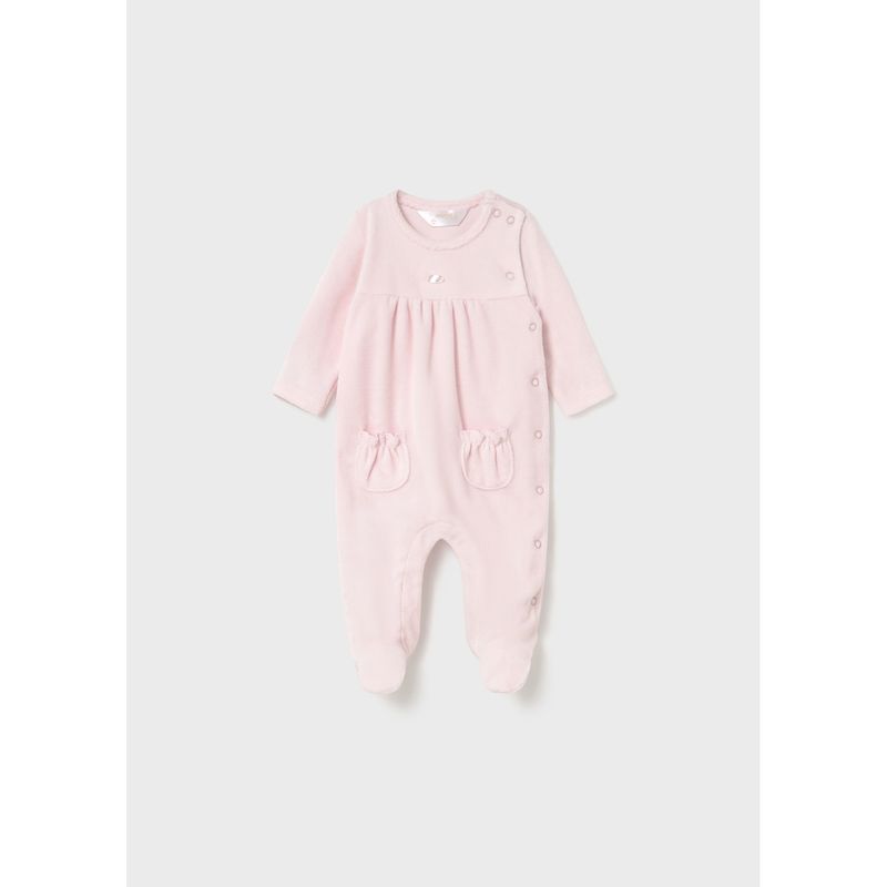 ROSE VELOUR SLEEPER 2 POCKETSSIDE CLOSURE / 2706-011