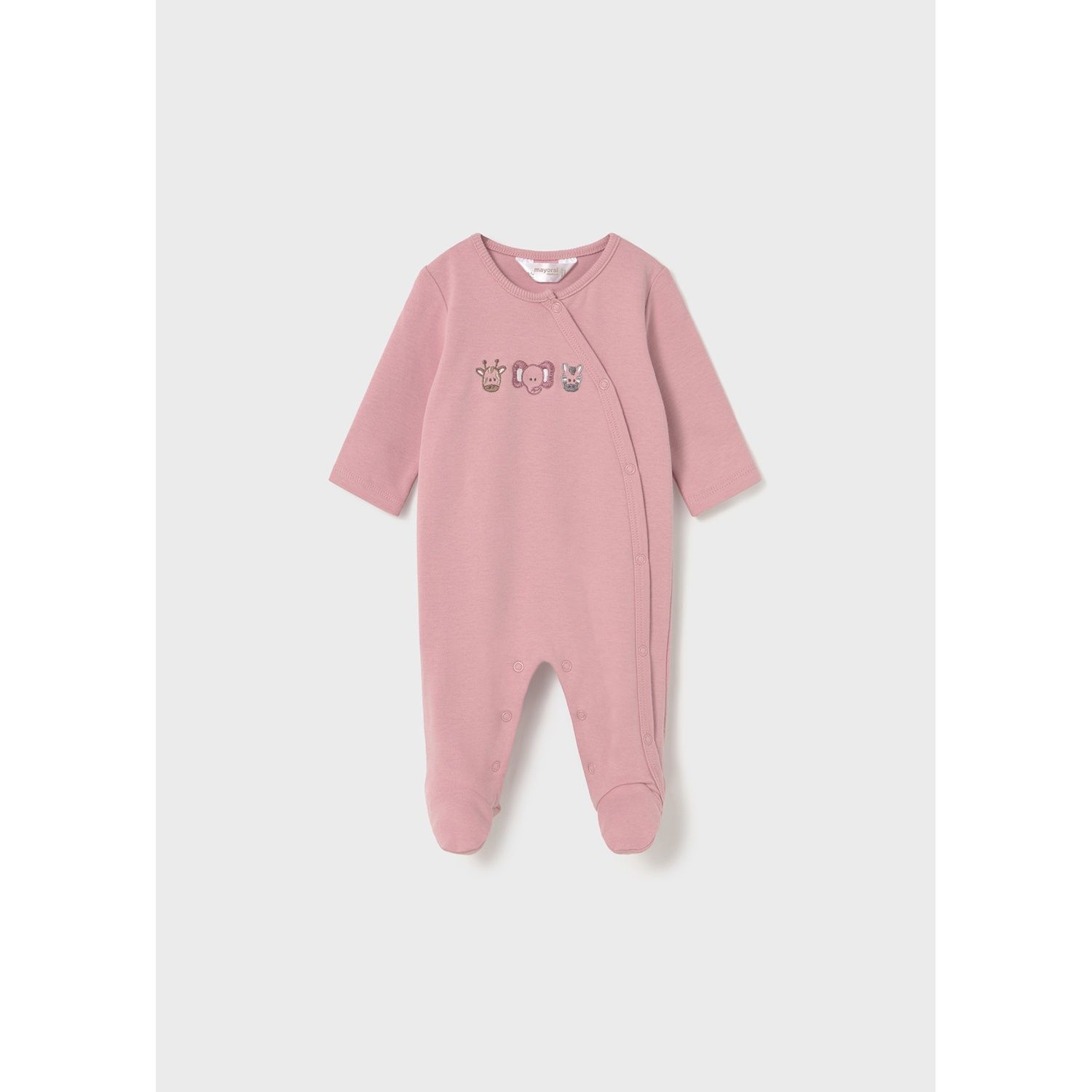 PINK SLEEPER SIDE CLOSURE ANIMAL EMBRODIERY / 2703-092