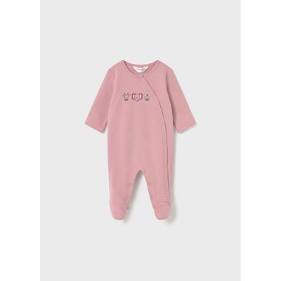 PINK SLEEPER SIDE CLOSURE ANIMAL EMBRODIERY / 2703-092