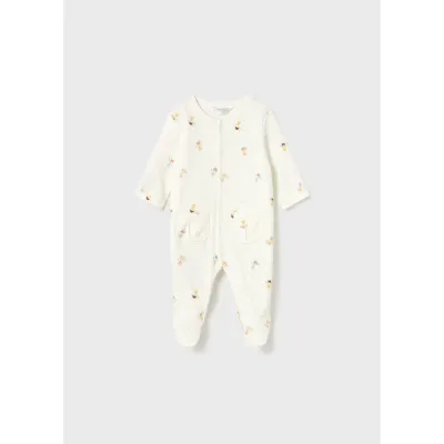 OFF WHITE SLEEPER FAIRY PRINT FRONT CLOSURE 2POCKETS / 2703-091