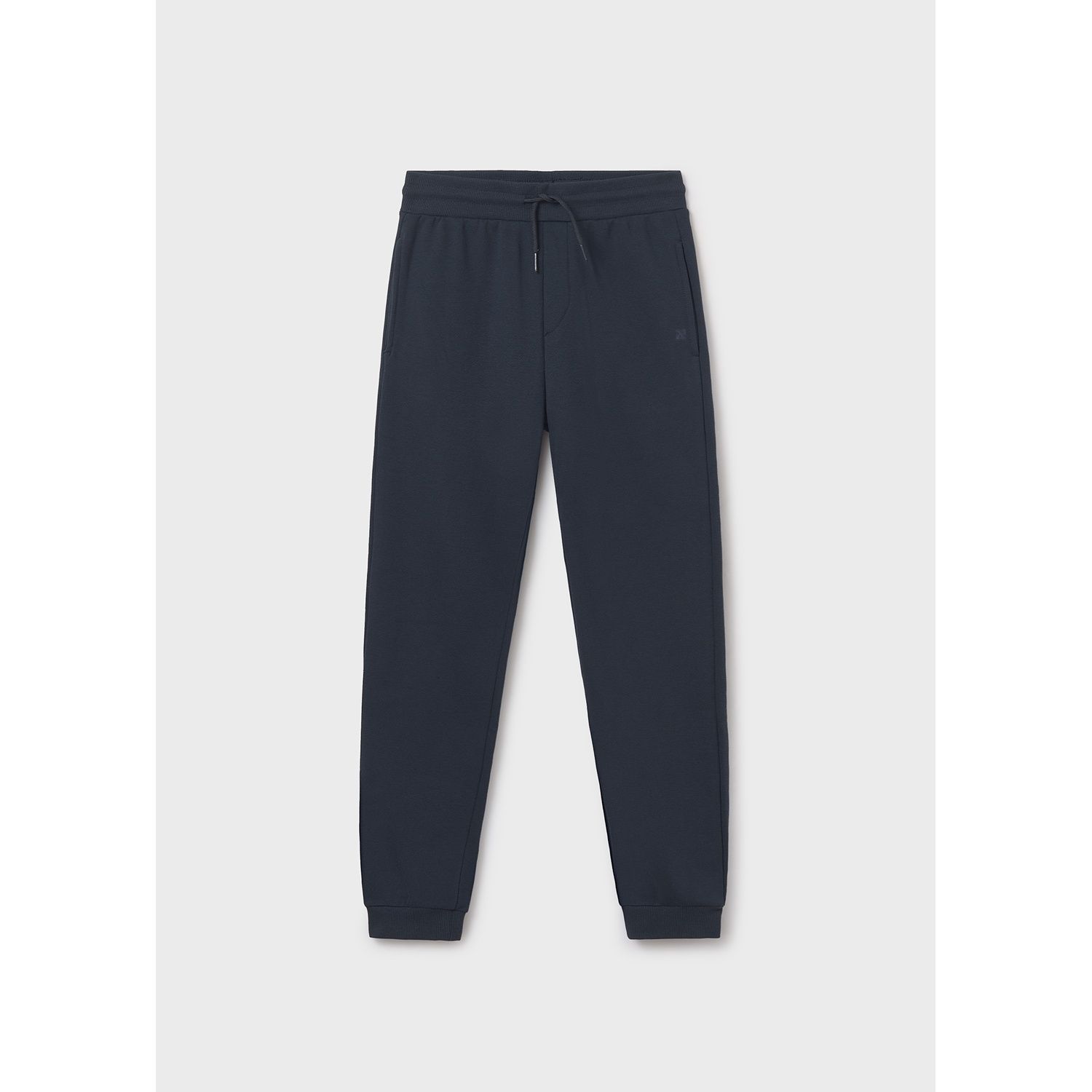 NAVY TRACK PANT CUFFED FLEECE POCKET / 705-090