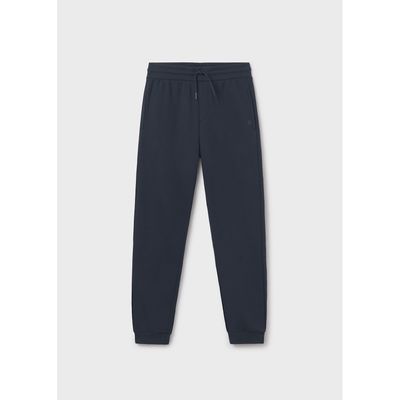 NAVY TRACK PANT CUFFED FLEECE POCKET / 705-090
