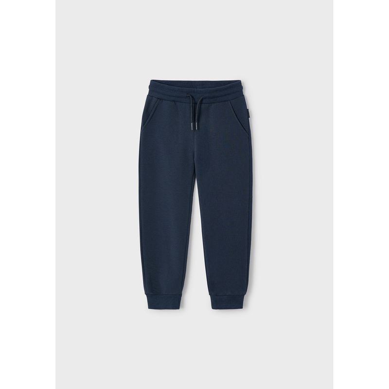 NAVY TRACK PANT FLEECE CUFFED / 725-060