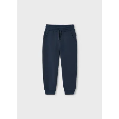 NAVY TRACK PANT FLEECE CUFFED / 725-060