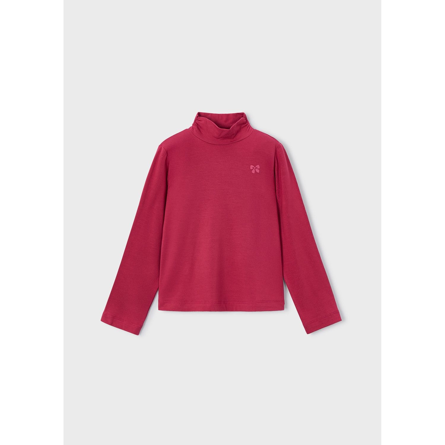 RED TURTLENECK BASIC VISCOSE / 145-090