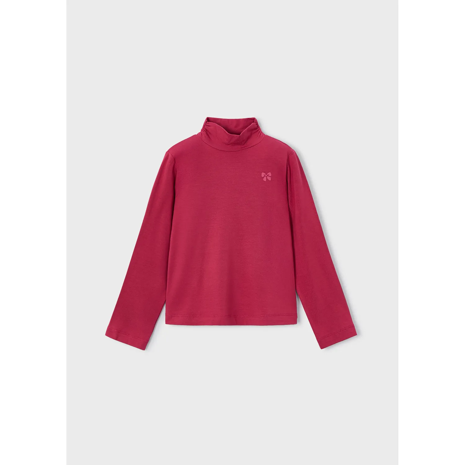 RED TURTLENECK BASIC VISCOSE / 145-090