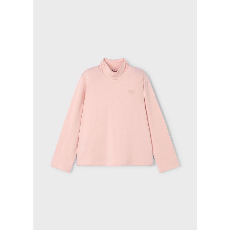 PASTEL PINK TURTLENECK TOP BASIC / 145-087
