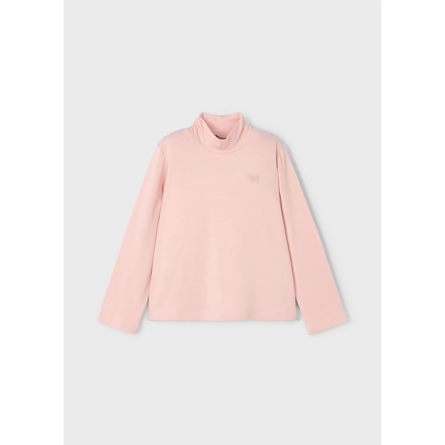 PASTEL PINK TURTLENECK TOP BASIC / 145-087