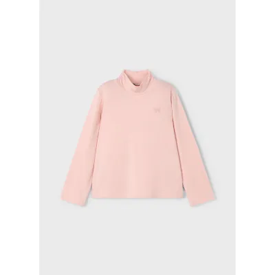 PASTEL PINK TURTLENECK TOP BASIC / 145-087