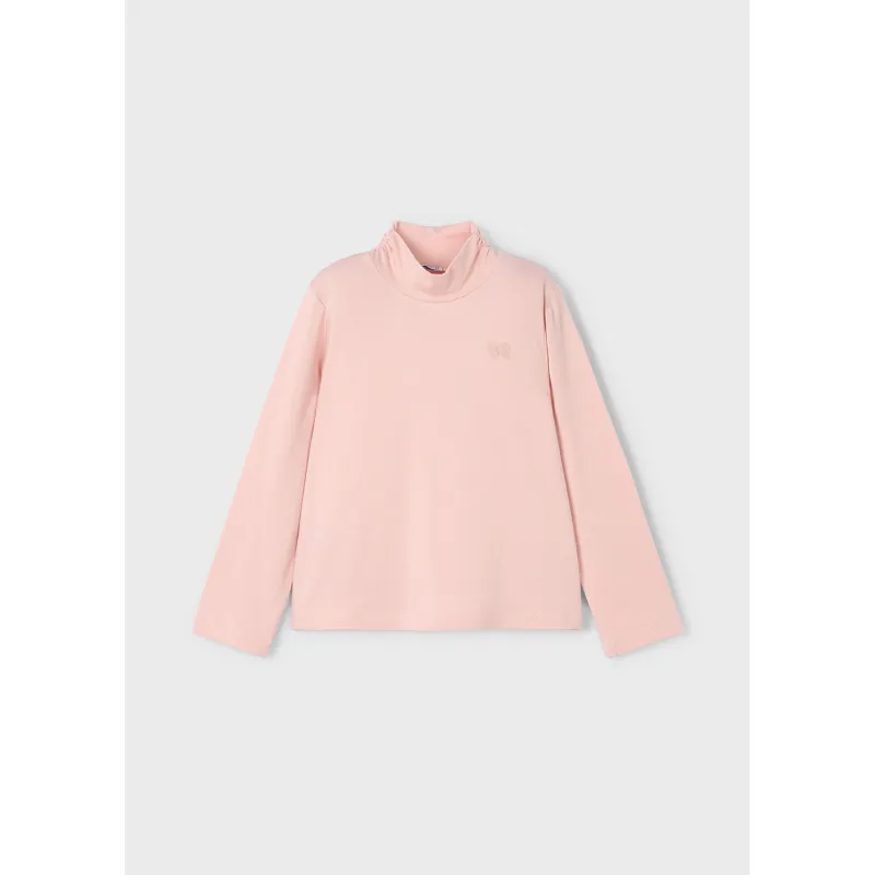 PASTEL PINK TURTLENECK TOP BASIC / 145-087