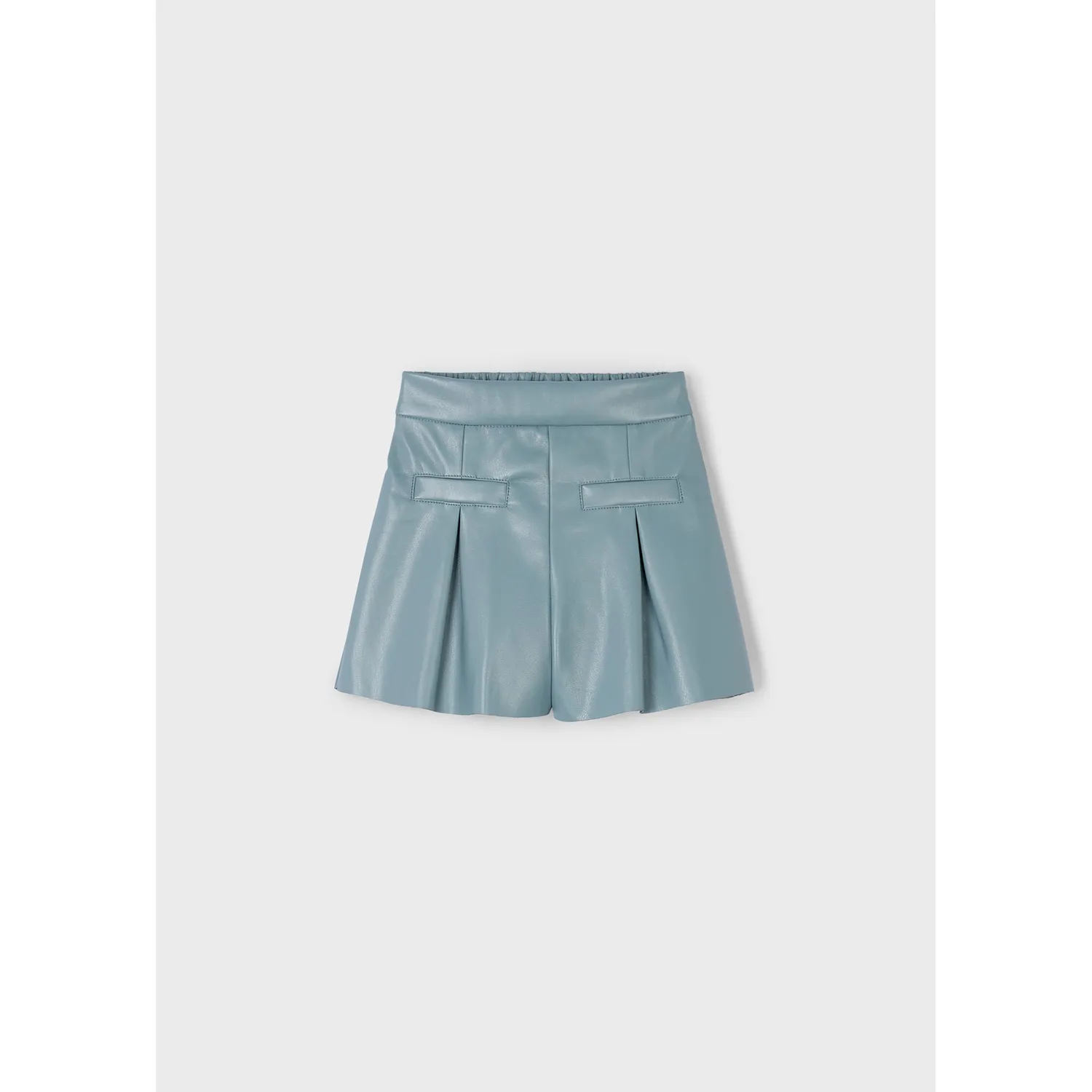 SAGE GREEN SHORTS PLEATED PLEATHER / 4223-080 SAGE GREEN SHORTS PLEATED PLEATHER / 4223-080
