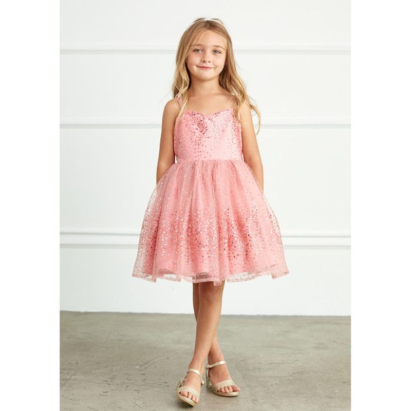 MAUVE PINK SEQUIN DRESS SPAGHETTI STRAP / 5825 MAUVE PINK SEQUIN DRESS SPAGHETTI STRAP / 5825