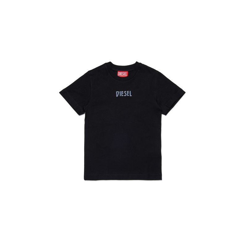 BLACK TSHIRT SHORT SLEEVE WHT LOGO TJUSTL31 / J02527-K900