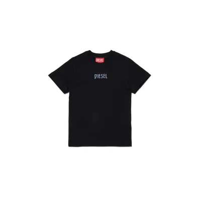 BLACK TSHIRT SHORT SLEEVE WHT LOGO TJUSTL31 / J02527-K900