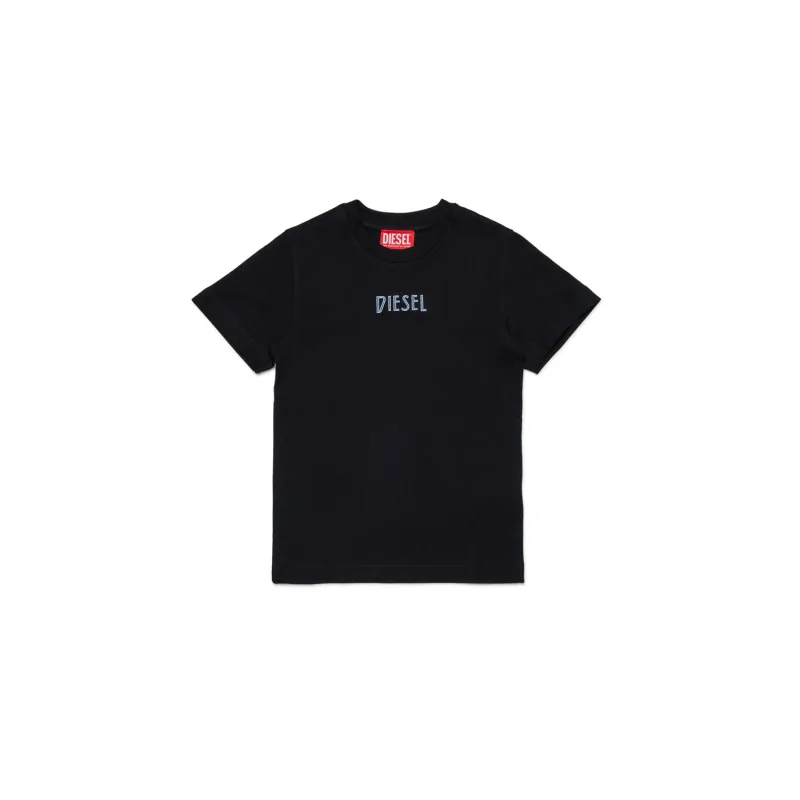 BLACK TSHIRT SHORT SLEEVE WHT LOGO TJUSTL31 / J02527-K900