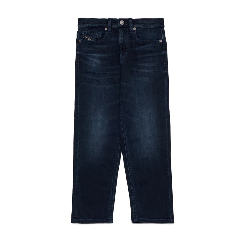 DARK NAVY DENIM PANT D-MAKI J RELAXED FIT LOW WAIST WIDE LEG / J02344-K01