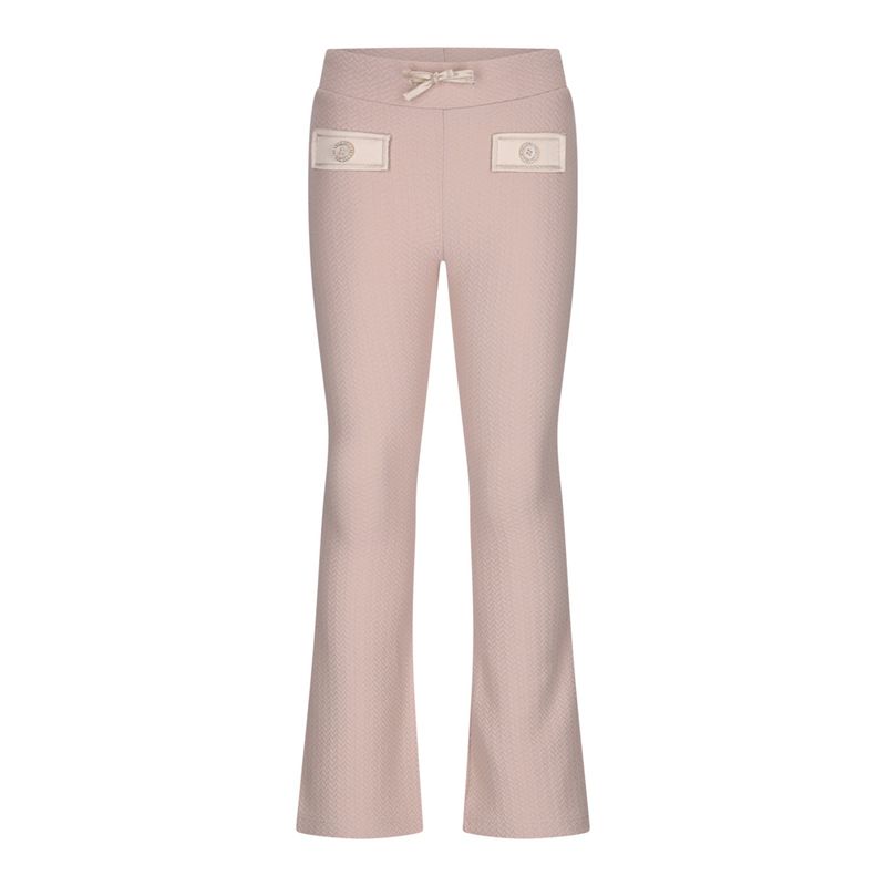 TAUPE PANT HERRINGBONE PRINT / C508-5615-432