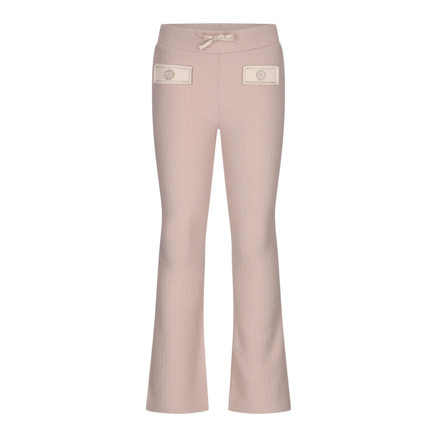 TAUPE PANT HERRINGBONE PRINT / C508-5615-432
