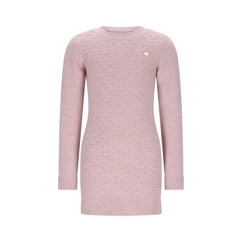 ROSE PINK KNIT DRESS / C508-5815-255