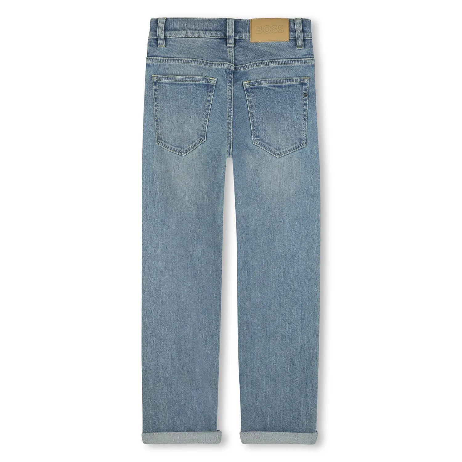 DENIM PANT STONE BEACHED REGULAR FIT / J52308-Z18