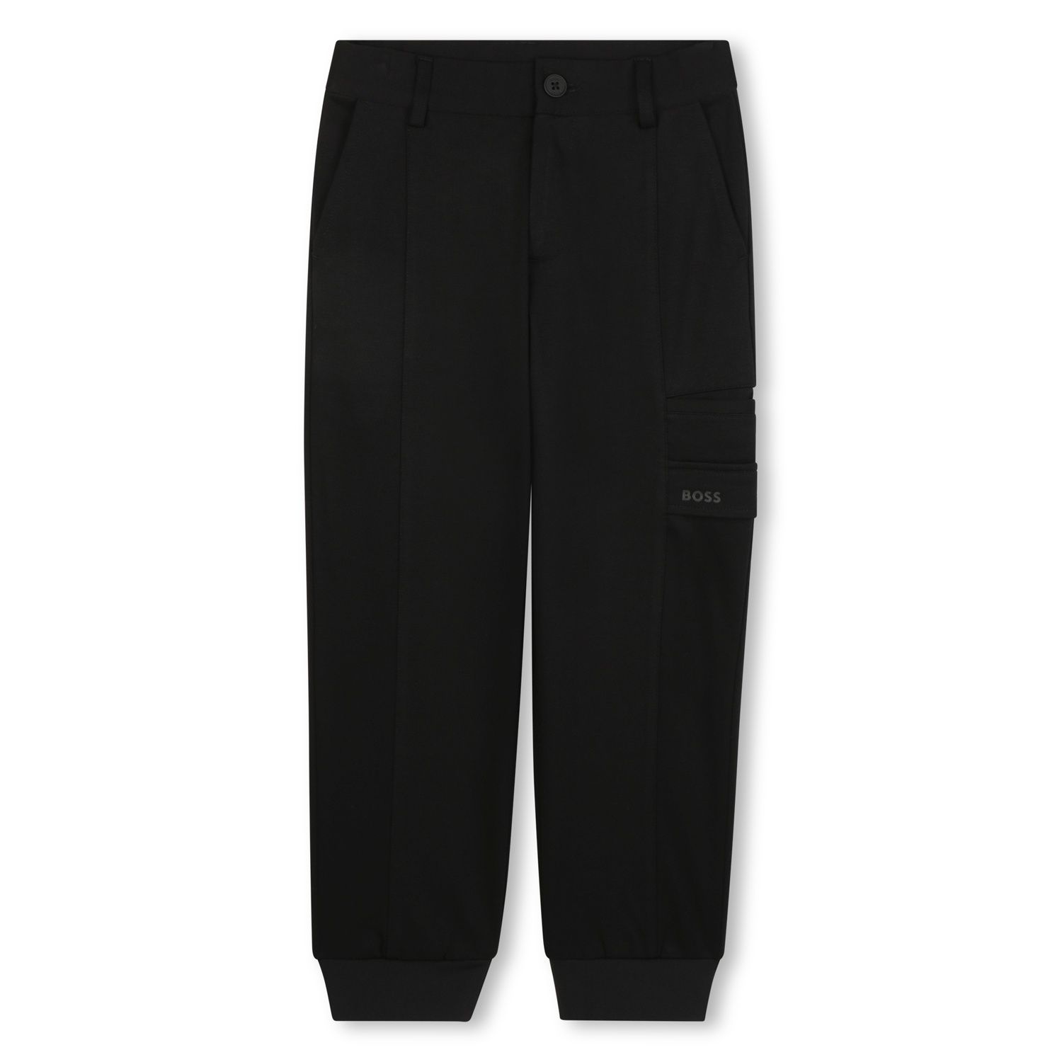 BLACK CARGO PANT STRETCH / K52296-09B