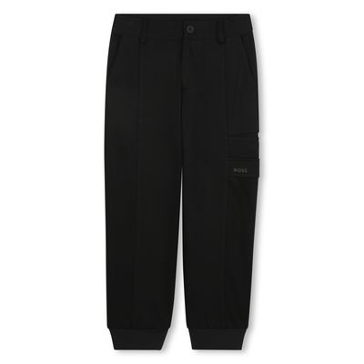 BLACK CARGO PANT STRETCH / K52296-09B