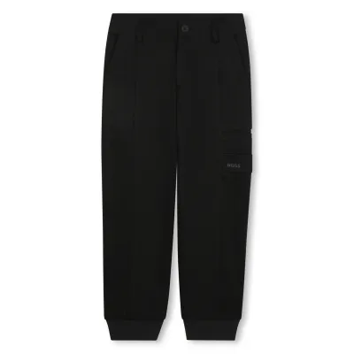 BLACK CARGO PANT STRETCH / K52296-09B