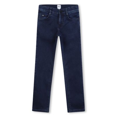 MID BLUE DENIM PANT SLIM FIT STRETCH / J52304-Z78