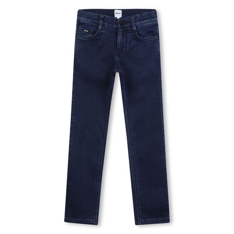 MID BLUE DENIM PANT SLIM FIT STRETCH / J52304-Z78