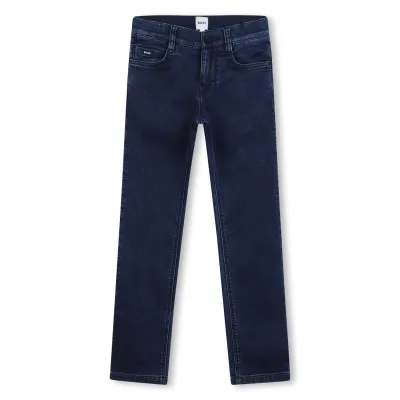 MID BLUE DENIM PANT SLIM FIT STRETCH / J52304-Z78