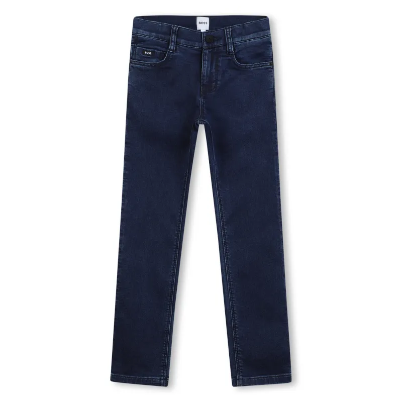 MID BLUE DENIM PANT SLIM FIT STRETCH / J52304-Z78