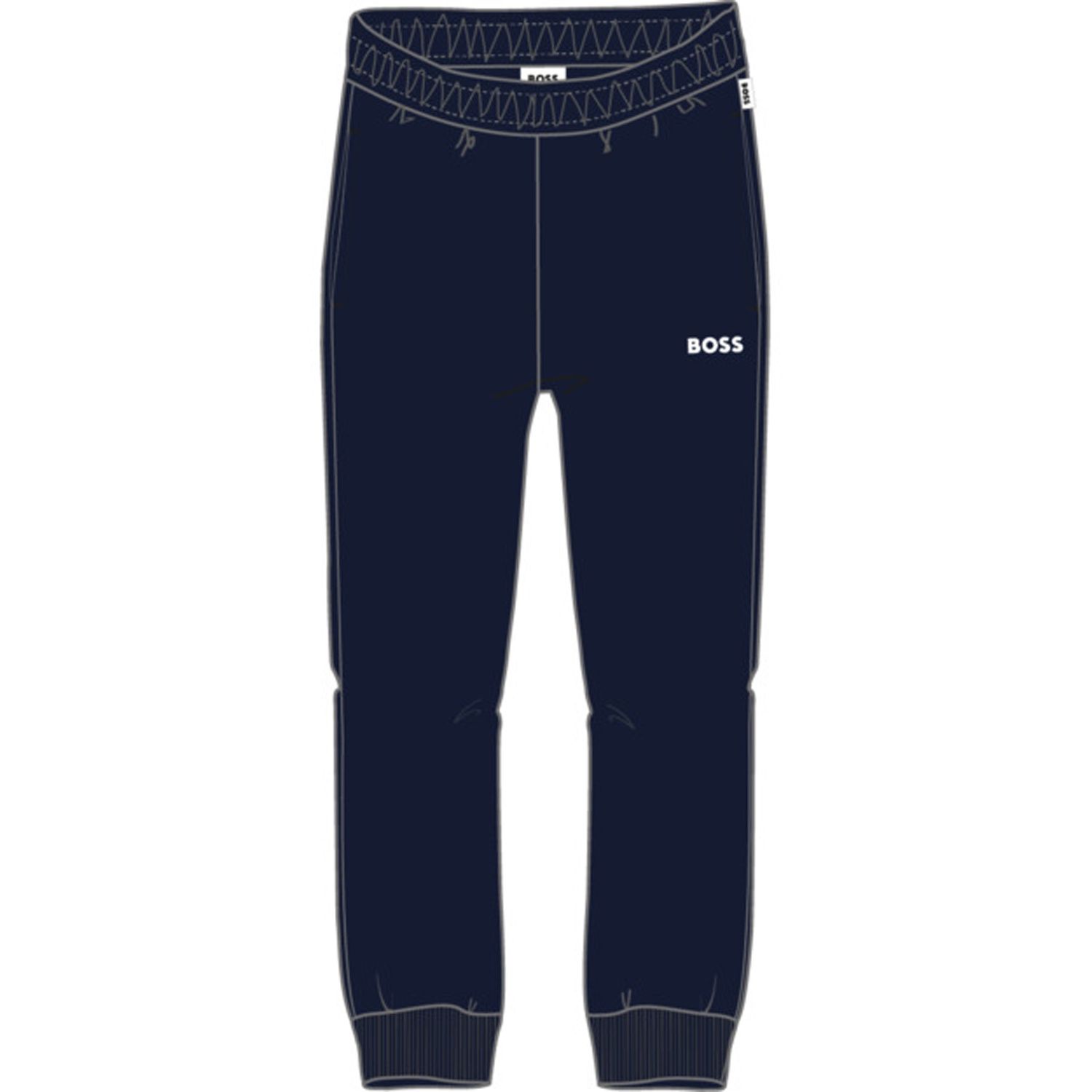NAVY SWEAT PANT WHT LOGO / J52288-849