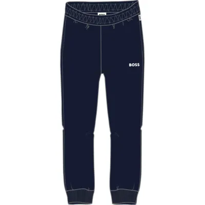 NAVY SWEAT PANT WHT LOGO / J52288-849