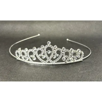 TIERA SILVER & RHINESTONES HEARTSHAPE / A